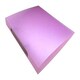 image 2 of Pack of 10 A5 Slim Pink Translucent Ringbinders by Janrax