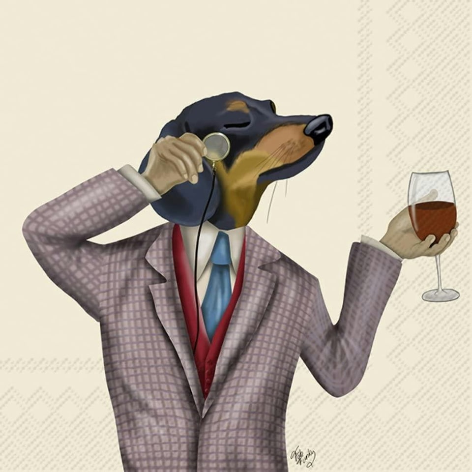 IHR Ideal Home Range Lunch Napkins - SIR SINCLAIR Multi