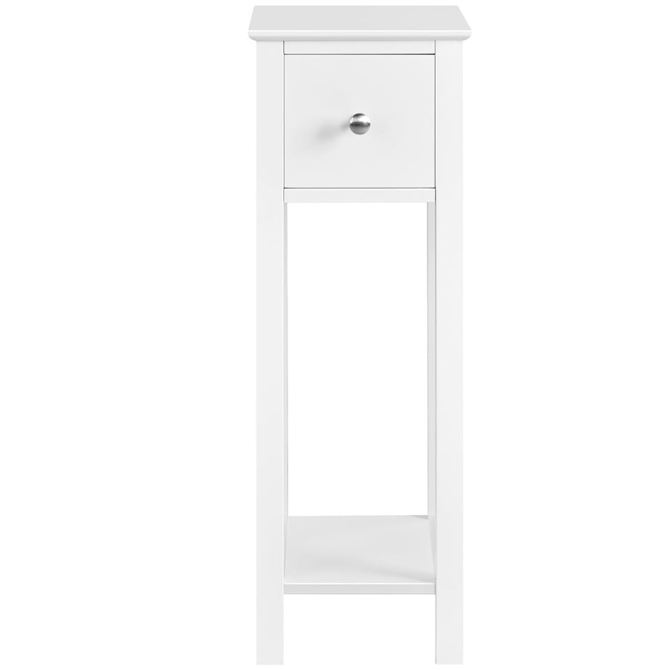 image 1 of Yaheeteh Minimalist End Table With Storage Drawer