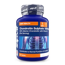 Chondroitin Sulphate 1050mg with Vitamin C, 90 Tablets, 90% Pure Marine Source, Joint Support for Men & Women