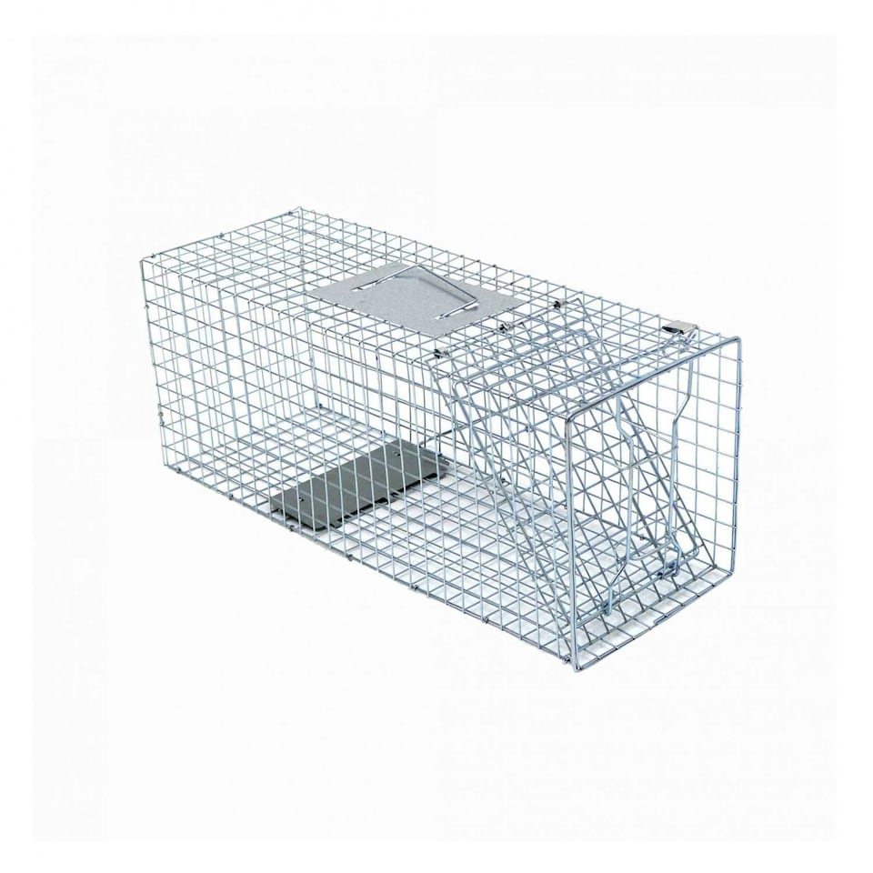 image 1 of Oypla Medium Humane Animal Rodent Rat Pest Trap Cage - 61.5 x 19 x 21cm