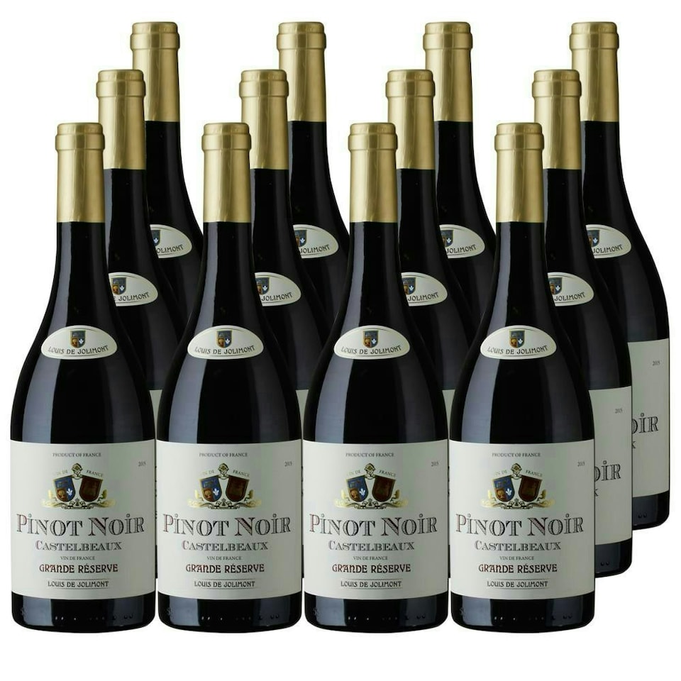 Case of 12 Castelbeaux Pinot Noir 75cl Red Wine