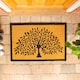 image 6 of Nicola Spring Coir Door Mat - 90 x 60cm - Tree of Life - Indoor Outdoor Floor Mat Dirt Trapper Rug Non Slip Backing Doormat