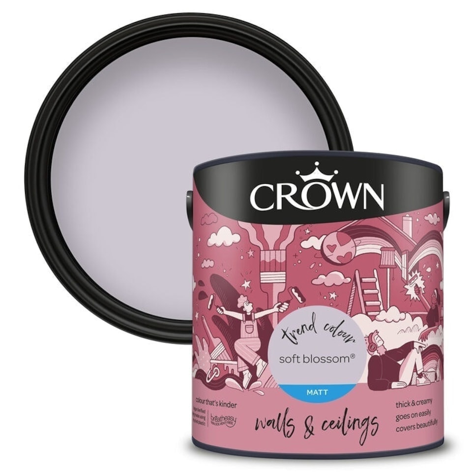 image 1 of Crown Matt Emulsion Soft Blossom 2.5L