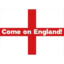 A1 Come on England Party Sign Decoration 84cm x 59cm