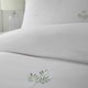 image 2 of Serene Emily Embroidery Duvet Cover Set Green
