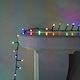 image 3 of 1500 LED 37.5m Indoor Outdoor Christmas Multi Function Mains Operated String Lights with Timer in Multicoloured | Multi | Multi Coloured