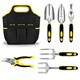 image 1 of 7 Piece Heavy Duty Garden Tool Set & Kit with Storage Bag