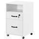 image 1 of Yaheetech 2-Drawer and 1-Open Shelf Vintage File Cabinet