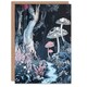 image 1 of Magical Forest Mushroom Wildflower Path Fantasy Birthday Greeting Card