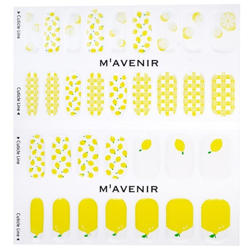 image 1 of Nail Sticker (yellow) - # Lemon Drop Nail - 32pcs Yellow