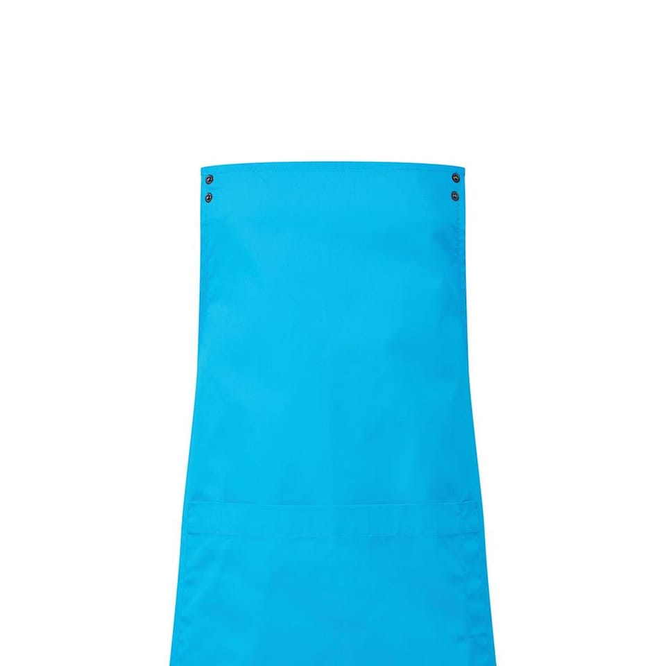 image 1 of Premier Unisex Adult Swap & Pop Customizable Full Apron | Blue | Turquoise | One Size | 1