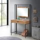 image 2 of Zahra Dressing table with mirror Wotan Oak Finish