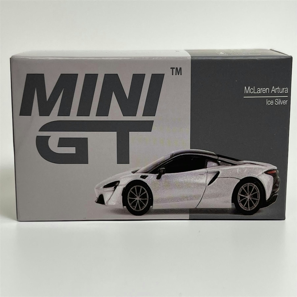 image 1 of McLaren Artura Ice Silver LHD 1:64 Scale Mini GT MGT00582L