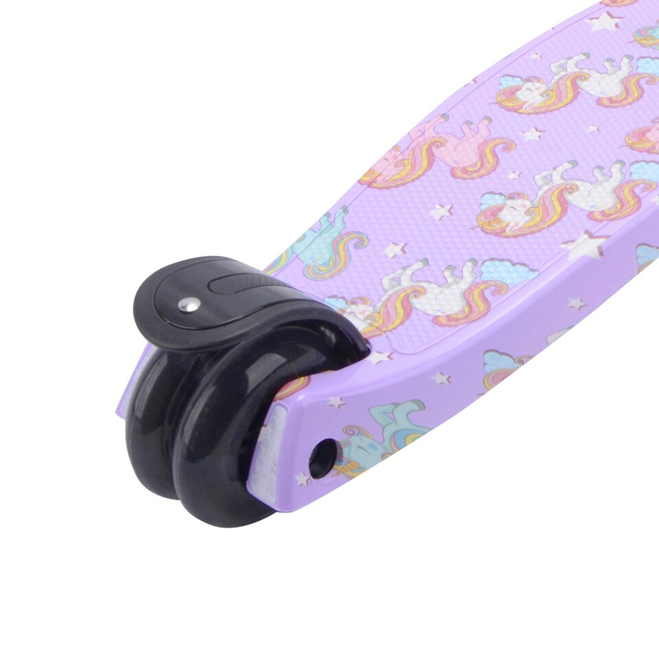 image 1 of Flashing Black Rear Wheels Set - 3 Wheel Scooter