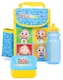 image 1 of CoComelon Lunch Box 3 Piece Set for Kids | Boys Girls Blue Yellow JJ Insulated Bag, Water Bottle & Snack Pot Merchandise