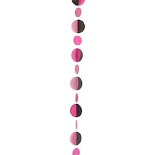 Pink & Black Fun String Balloon Tail 120cm