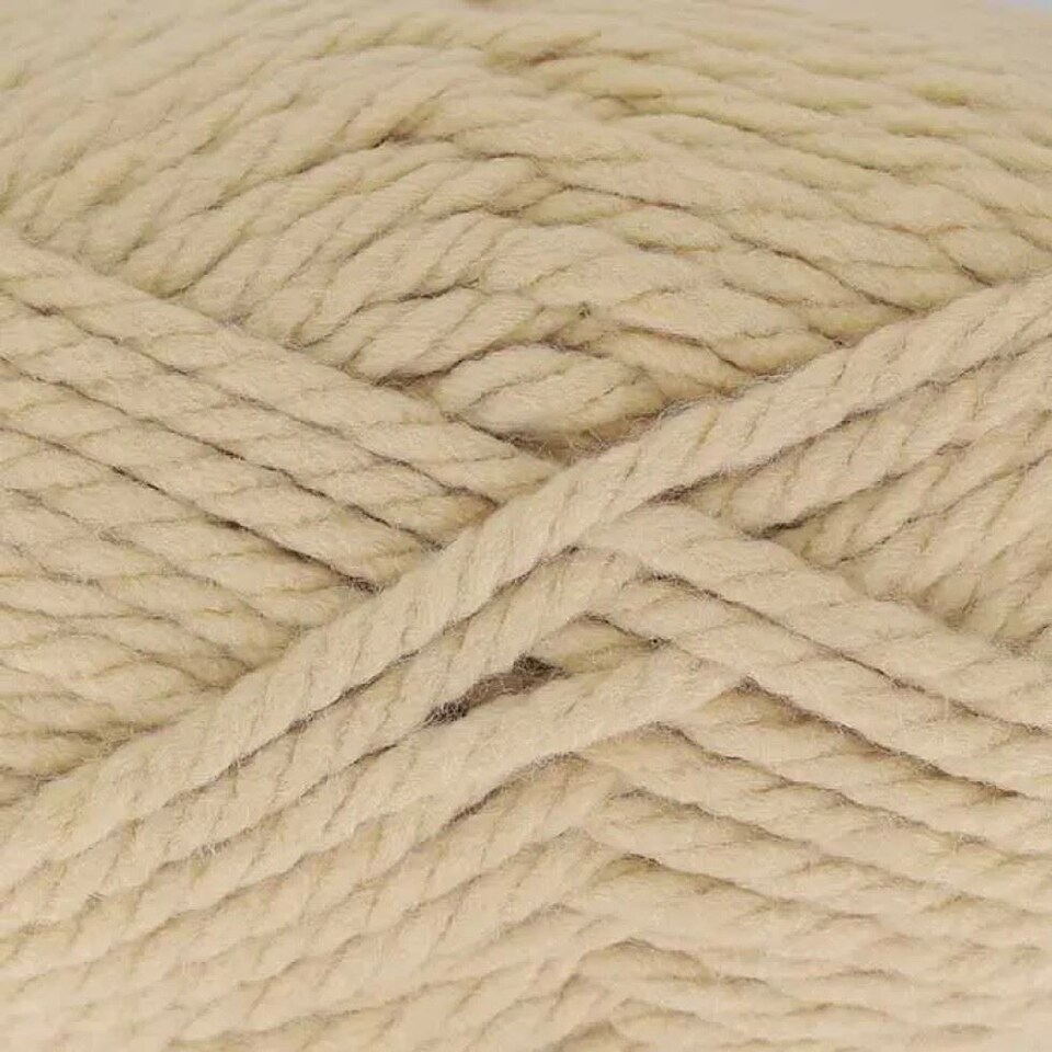 King Cole Cream Big Value BIG Super Chunky Yarn (Value Pack 5 x 250g Balls) For Crochet, Knitting - 75m per ball