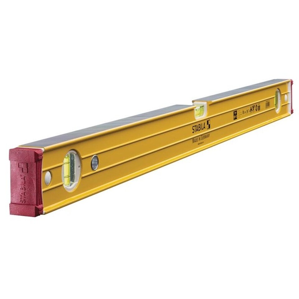 Stabila 96-2 Double Plumb Ribbed Box Section Level - Multi Colour - 80cm
