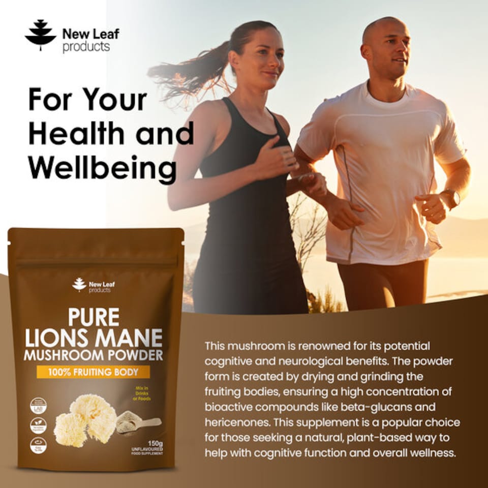 image 1 of Lions Mane Mushroom Powder - 100% Fruiting Body