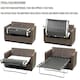 image 5 of Reflex Foam Replacement Sofa Bed Mattress,Metal Action Sofabed Settee Folding Matress 7.5cm Thick N/A | Double