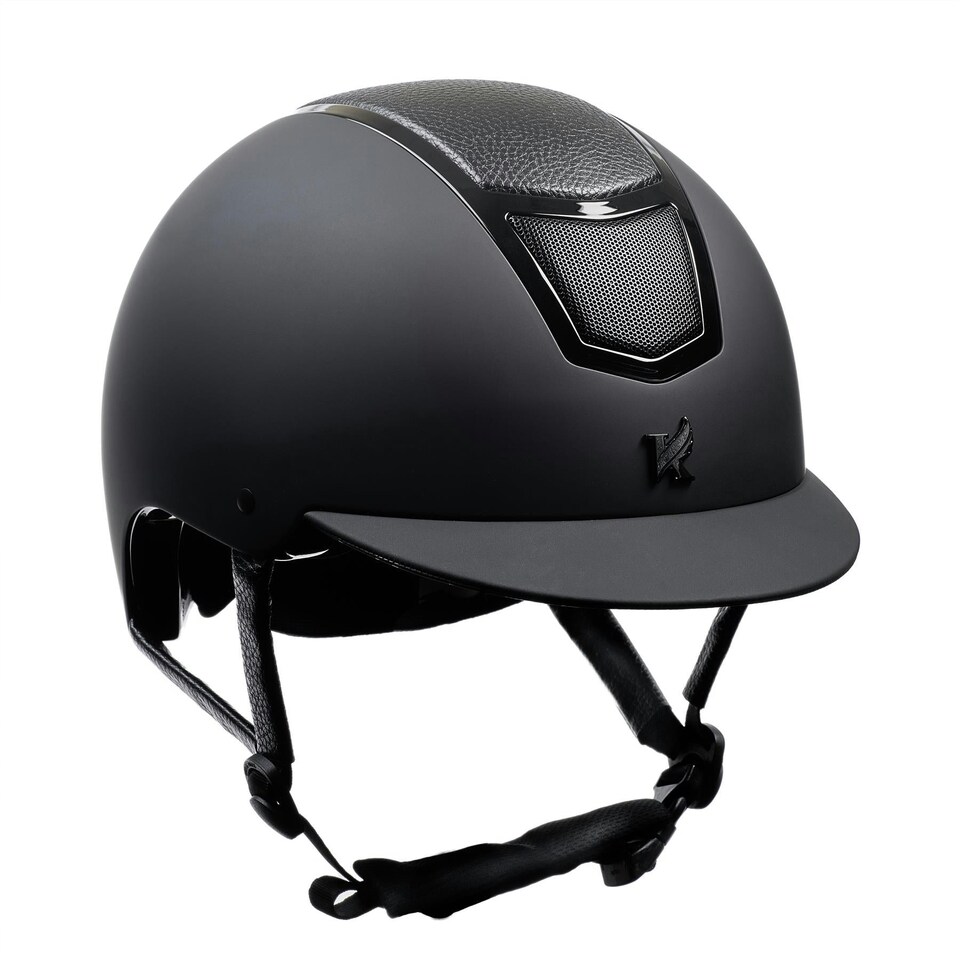 image 1 of Shires Karben Avena Riding Hat - Adult Black | Size: 59-61cm
Colour: Black