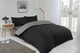 image 9 of Brights Reversible Duvet King Bed BlackGrey