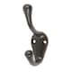 image 1 of Hammer & Tongs Narrow Hat & Coat Hook - W25mm x H80mm - Black
