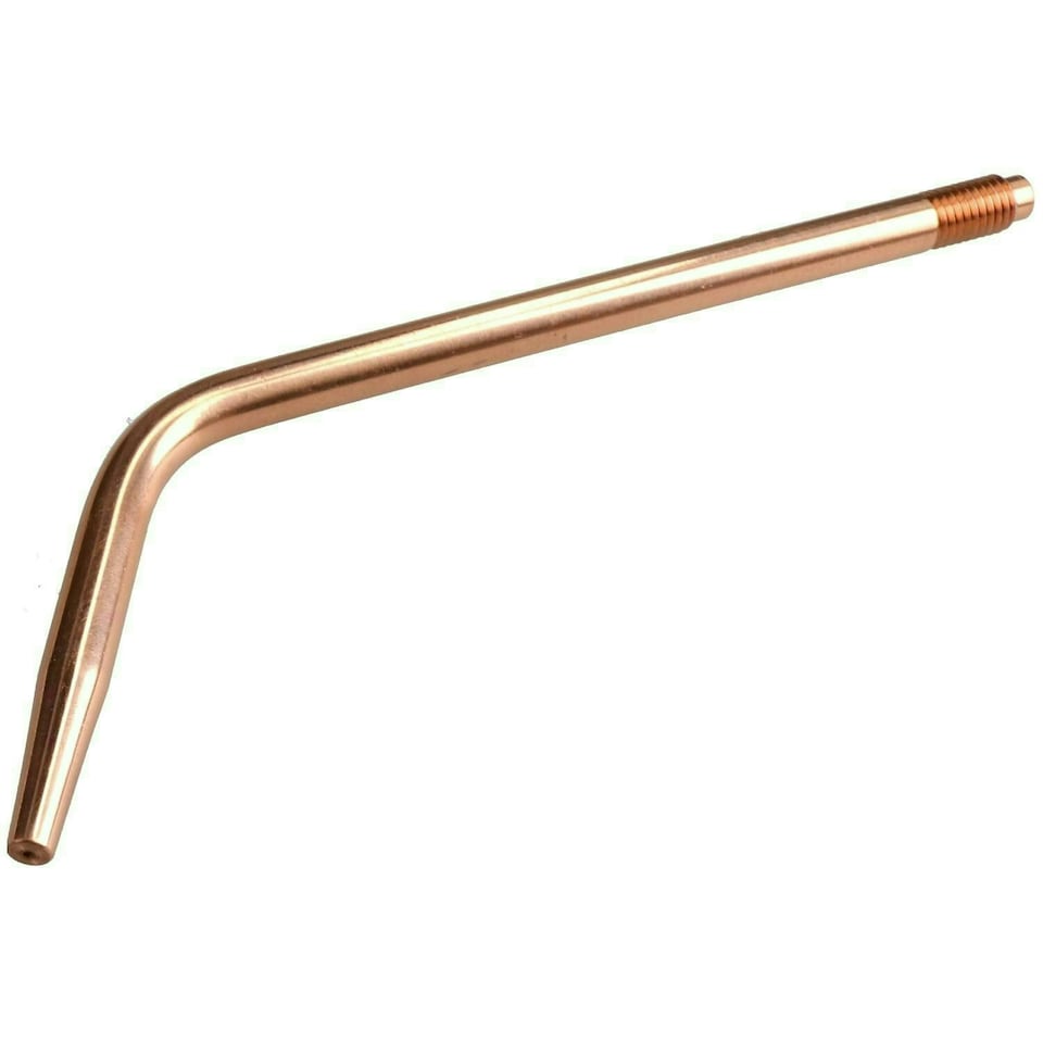 image 1 of Lightweight Swaged Welding Brazing Nozzle No.3 Tip 2.0mm Oxygen Acetylene 2pk