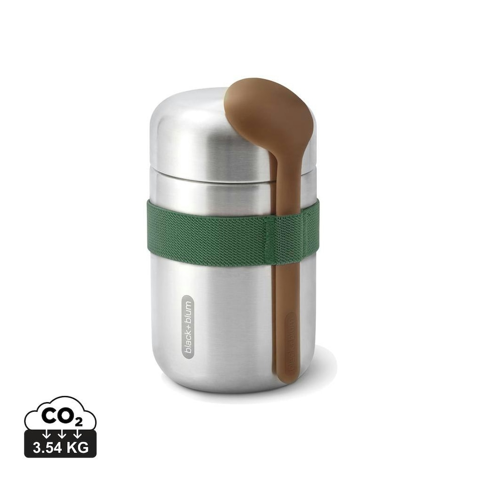 Black + Blum 400ml Food Flask - Olive Green - One Size
