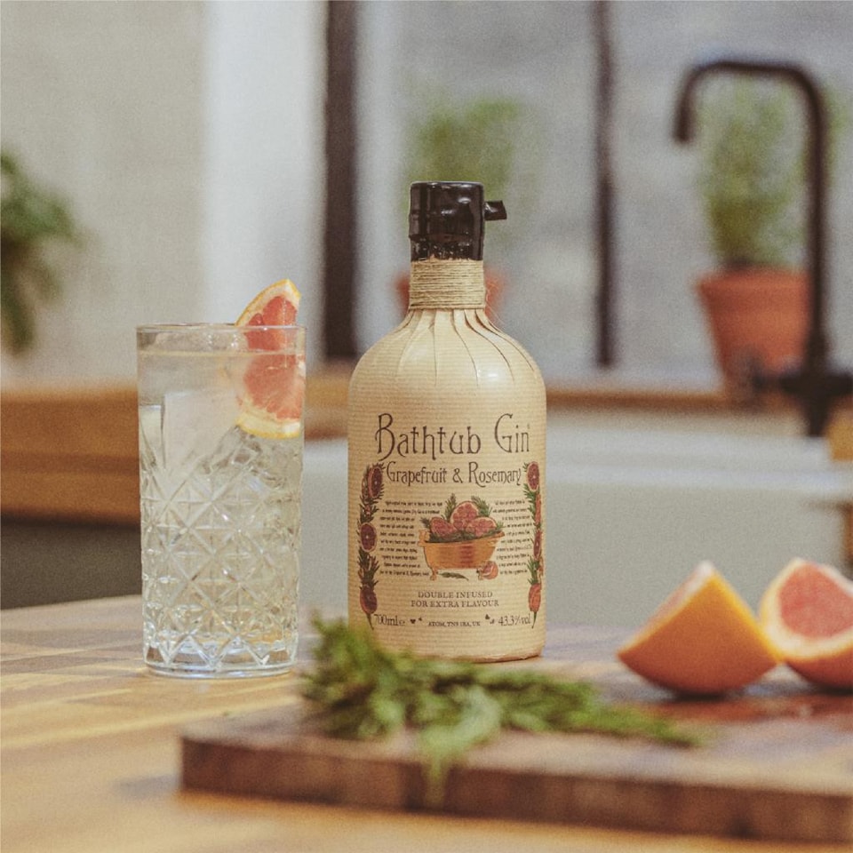 image 1 of Bathtub Gin - Grapefruit & Rosemary | Clear