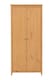 image 2 of Oslo 2 Door Wardrobe - L54 x W82 x H177 cm - Antique Pine | Brown