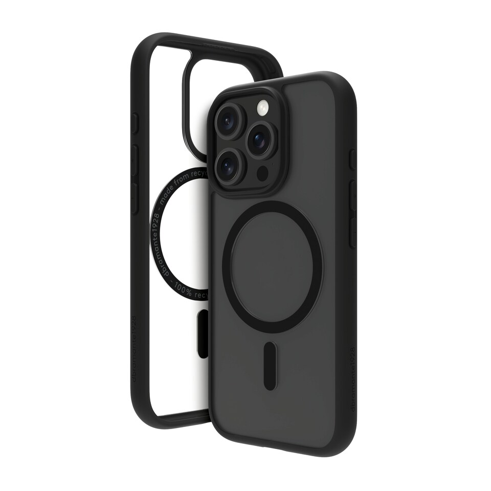 image 1 of Dbramante GN67BL006265 Grenen MagSafe Case - iPhone 16 Pro Max - Black