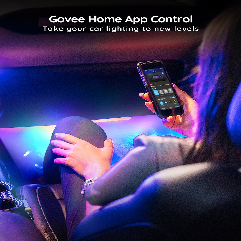 image 1 of Govee Interior Car Lights (30 Scene Mode + 4 Music Mode)--Without Remote Control