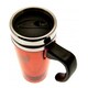 image 4 of Arsenal FC Official Football Travel Mug - Red/Silver - One Size