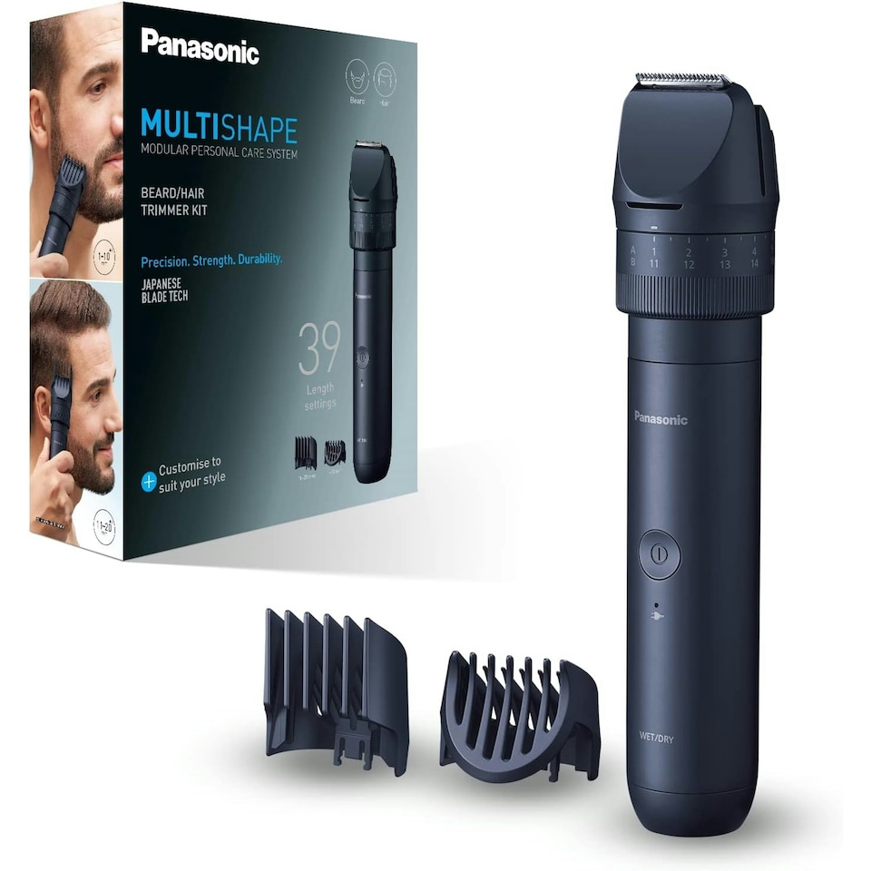 image 1 of Panasonic ER-CKN1 Black Waterproof Beard Hair Trimmer