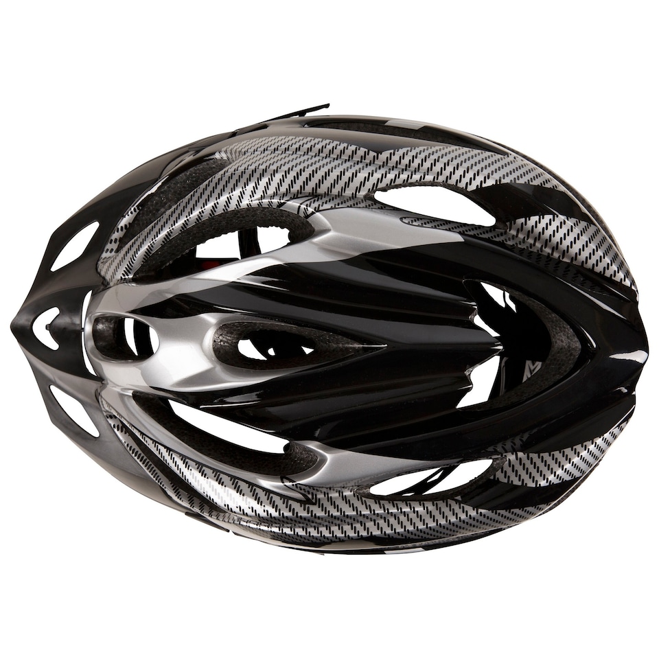 image 1 of Trespass Adults Unisex Crankster Cycling Helmet | Black | Black X | One Size | 1