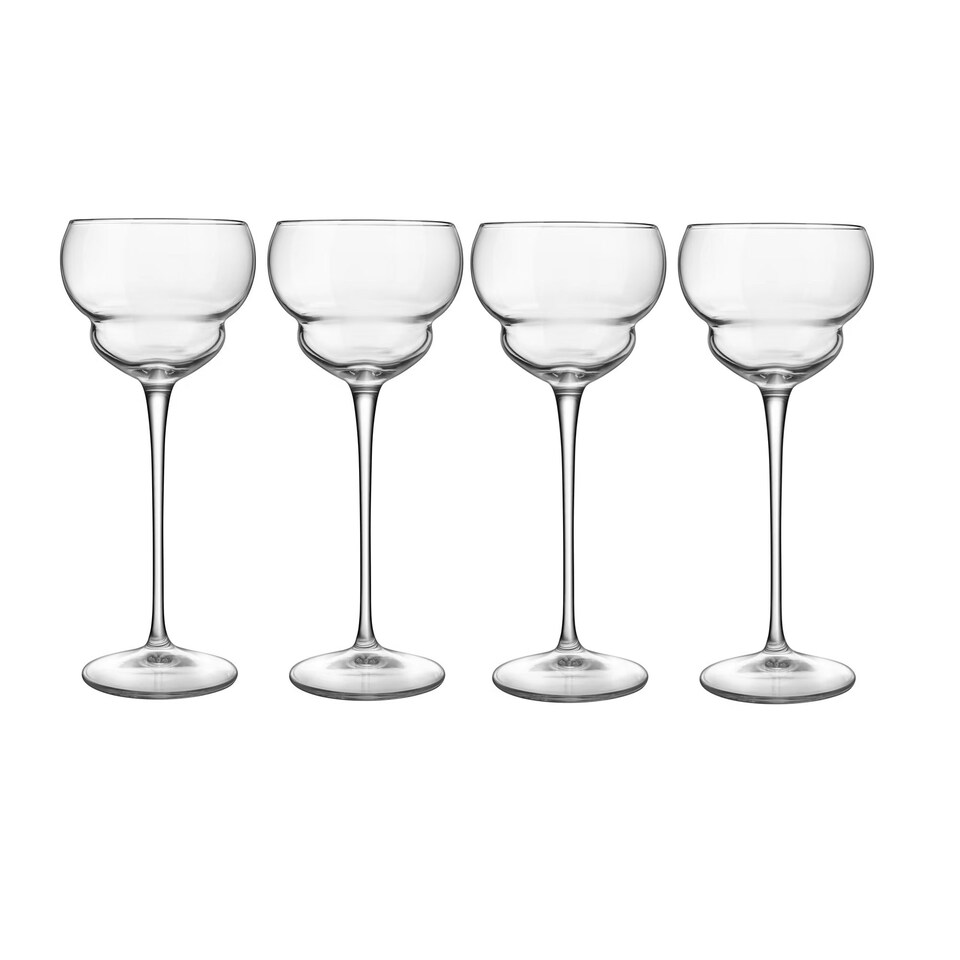 image 1 of Luigi Bormioli Backdoor '20s Nick & Nora Glasses, 170ml x 4