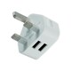 image 2 of Daewoo USB Plug (UK Plug) - White - One Size