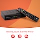 image 3 of Twin Tuner Freeview HD TV Set Top Box - Record 2 Channels Simultaneously - PVR & Media Player, EPG & Subtitles, HDMI & SCART Output - August DVB482