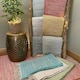 image 3 of Hush Hand Loomed Soft Rug in Muted Colours - Cotton - L120 x W180 cm - Pale Green