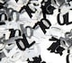 image 5 of 70th Birthday Confetti Black & Silver 1 pack x 14 grams birthday decoration Foil Metallic 1 pack