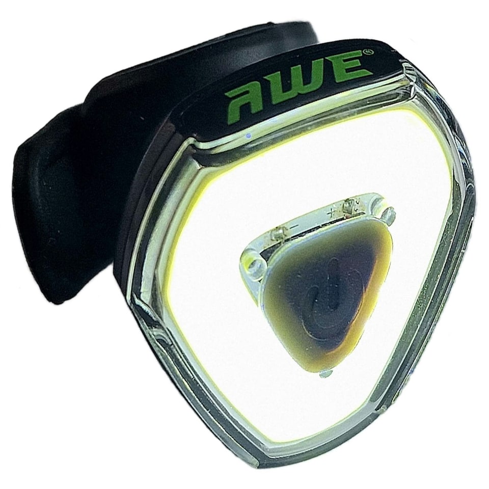 image 1 of AWEAlert 100 Lumens Rechargeable Bike Front light USB 18 COB Super Bright LED's
