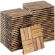 image 1 of Outdoor Tiles Tabula - easy click installation, acacia wood, weather-safe | Brown | brown | 31 x 31 x 2,20 cm | 40