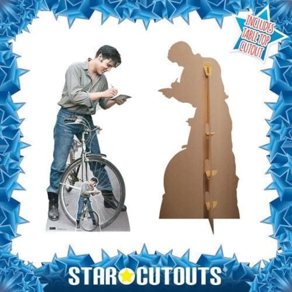 image 1 of Elvis Autograph Lifesize Cardboard Cutout 183cm