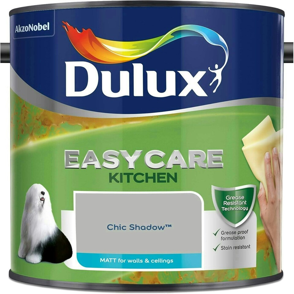 image 1 of Dulux Easycare Kitchen Matt 2.5L Chic Shadow