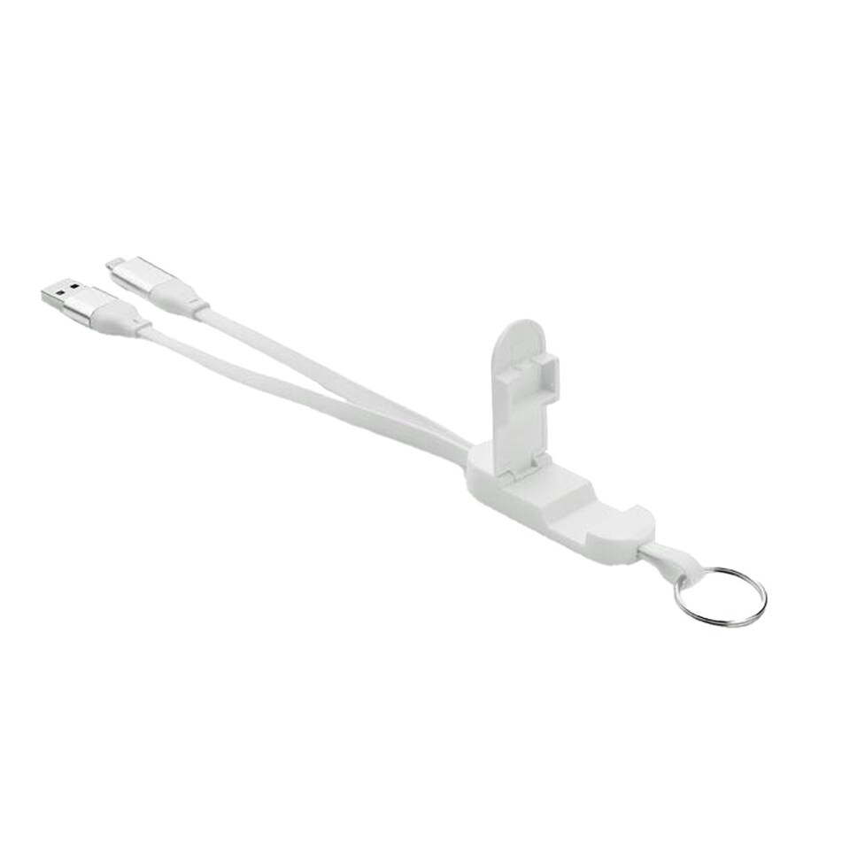 image 1 of MidOcean Cabo Charging Cable - White - One Size