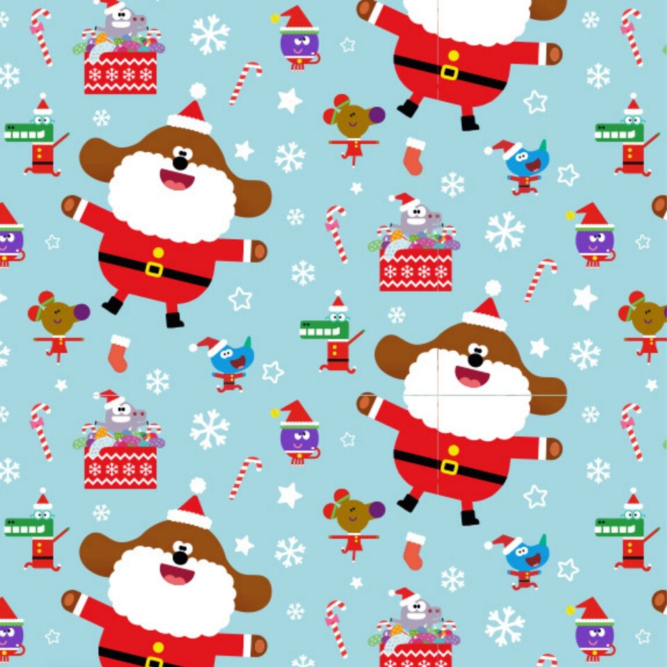 image 1 of Hey Duggee Christmas 10 Sheets & 10 Tags Gift Wrap