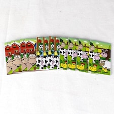 Assorted Farm Mini Notebooks - Pack of 12