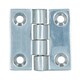 image 2 of Polished Door Butt Hinge 2 Pack Stainless Steel 38mm x 38mm 316 Marine Cabin Silver